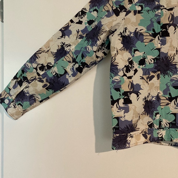 Christopher & Banks Pond Frond Abstract Jacket - Picture 4 of 13